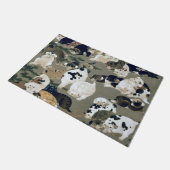 百 犬 図, 伊 藤 冲 hundert Dogs, Itō Jakuchū Fußmatte (Schrägansicht)