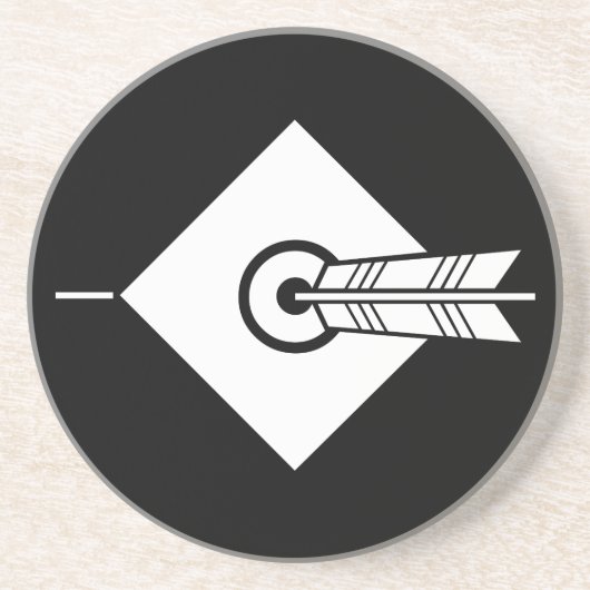 的 に 当 た 矢 り SANDSTEIN UNTERSETZER (Vorne)