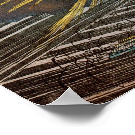 相 の 古 裏, 国 von Hexe, Kuniyosh manipuliert Poster (Ecke)