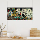 相 の 古 裏, 国 von Hexe, Kuniyosh manipuliert Poster (Küche)