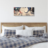 相 撲, 国 Sumo Wrestling, Kuniyoshi, Ukiyo-e Leinwanddruck (Insitu (Schlafzimmer))