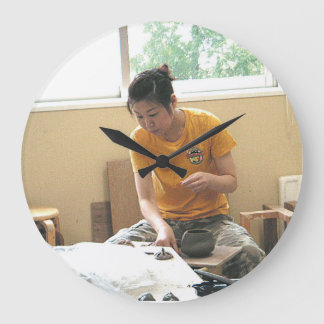 真子 mako firenze きみのじかん展 galleriafirenzeitaly große wanduhr