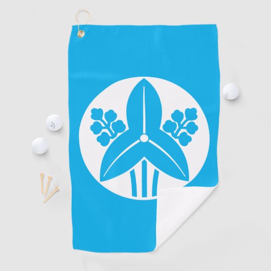 石持ち地抜き立ち沢瀉 ゴルフタオル GOLFHANDTUCH (Insitu)