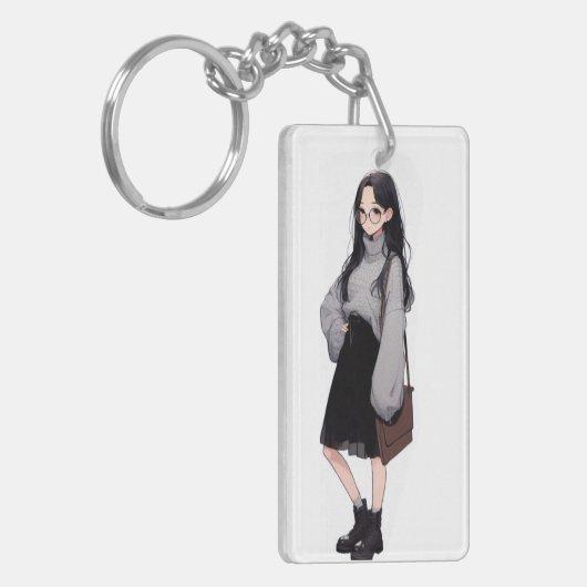 石 川 桜 (ishikawa mio) schlüsselanhänger (Vorderseite links)