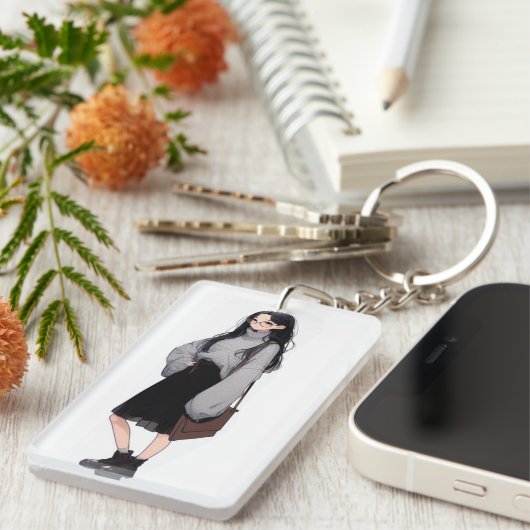 石 川 桜 (ishikawa mio) schlüsselanhänger (Vorderseite rechts)