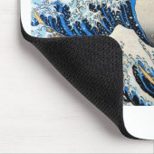 神奈川沖浪裏, 北斎 große Welle, Hokusai Mousepad (Ecke)