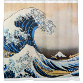 神奈川沖浪裏, 北斎 große Welle, Hokusai, Ukiyo-e Duschvorhang (Vorderseite)