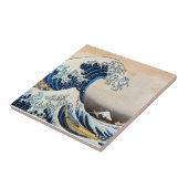 神奈川沖浪裏, 北斎 große Welle, Hokusai, Ukiyo-e Fliese (Seite)