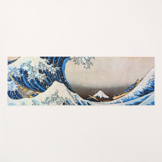 神奈川沖浪裏, 北斎 große Welle, Hokusai, Ukiyo-e Yogamatte (Vorderseite (Horizontal))