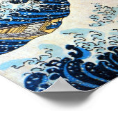 神奈川沖浪裏, 北斎 POSTER (Ecke)