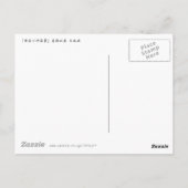 神奈川沖浪裏, 北斎 POSTKARTE (Rückseite)