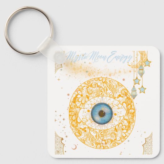 神秘的な月キーホルダー SCHLÜSSELANHÄNGER (Vorderseite)