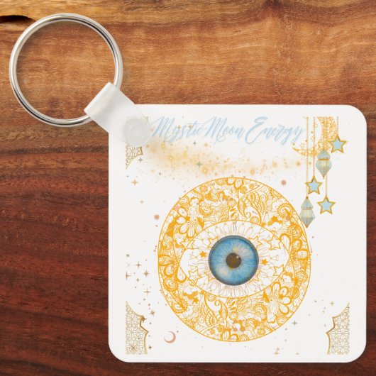 神秘的な月キーホルダー SCHLÜSSELANHÄNGER (Vorderseite)