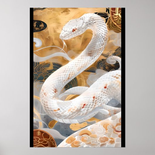 神聖なる白蛇／The Sacred White Snake Poster (Vorne)