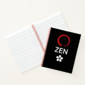 禅 Zen – Enso Sakura Minimalist Notebook Notizblock (Innenseite)