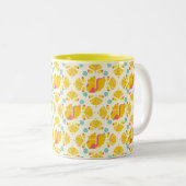 秋とリス fall and a squirrel zweifarbige tasse (VorderseiteRechts)