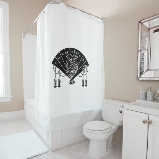 秋田扇 DUSCHVORHANG (Beispiel)