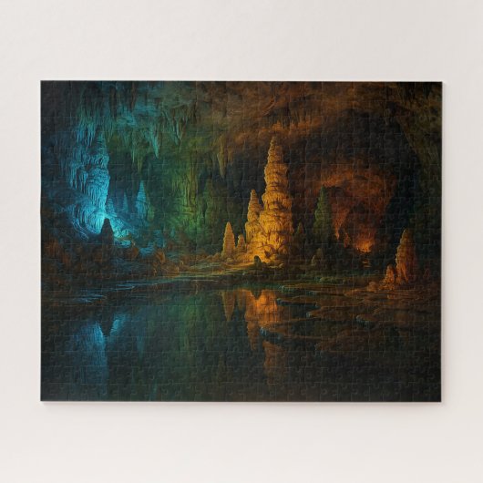 秋芳洞の幻想風景 / Fantastical View of Akiyoshido Cave Puzzle (Horizontal)