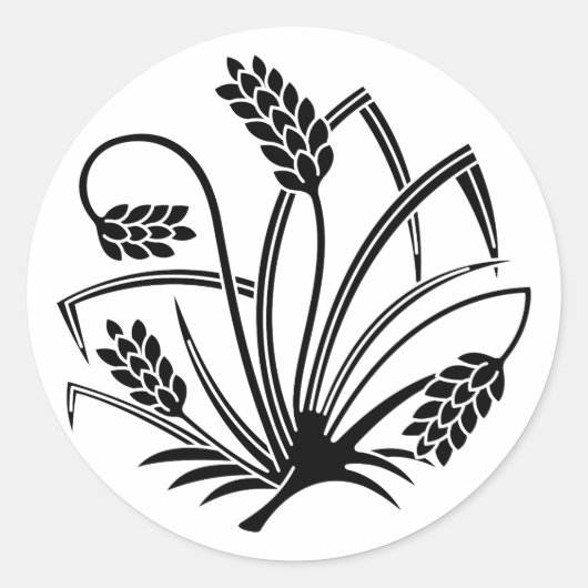 稲蝶 RUNDER AUFKLEBER (Vorderseite)