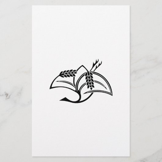 稲鶴 BRIEFPAPIER (Vorderseite)
