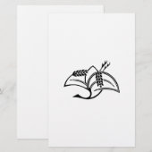 稲鶴 BRIEFPAPIER (Vorne/Hinten)