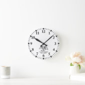 稲 鶴 RUNDE WANDUHR (Zuhause)