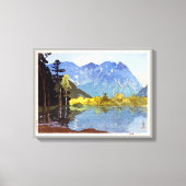 穂 高 岳, Hotaka, Hiroshi Yoshida, Woodcut Leinwanddruck (Vorderseite)