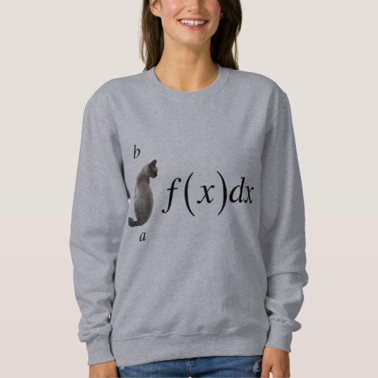 積分猫 SWEATSHIRT (Vorderseite)