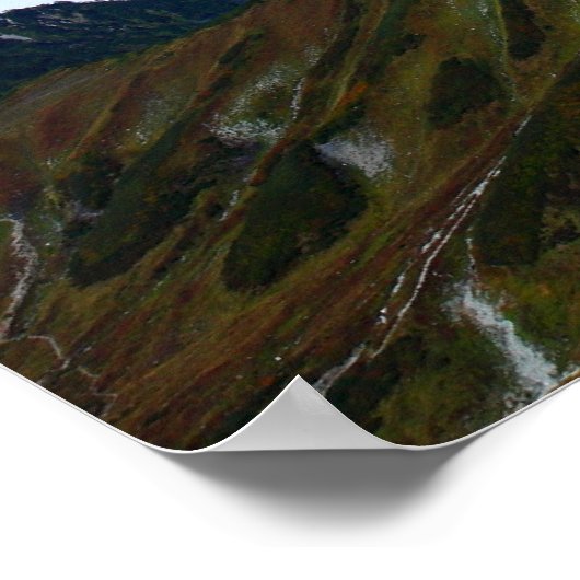 立 山 連 峰 の 山 並 み POSTER (Ecke)