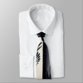 竹に雀, 歌川広重 Bambus u. Spatz, Hiroshige, Sumi-e Krawatte (Gebunden)