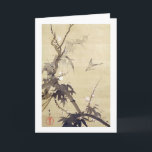 竹に鳥, 其一 Vogel und Bambus, Kiitsu, Japan-Kunst Karte<br><div class="desc">Kiitsu Suzuki (1796-1858) war ein japanischer Künstler des letzten Teils von Edo-Ära. In den Schülern von Hoitsu Sakai von Edo-rinpa, ist es der bekannteste virtuelle Nachfolger. Verbindliche Kultiviertheit und intellektuelle der Decorativeness, die für die modernen Zeiten allgemein ist, stehen heraus und werden gesetzt, wenn es der Pionierillustrator der modernen japanischen...</div>
