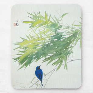 竹 に 青 鳥, 栖 Bamboo und Blue bird, Seihō, japanische Mousepad