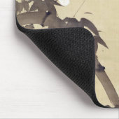 竹 に 鳥, 其 Bird und Bamboo, Kiitsu, Japan Art Art Mousepad (Ecke)