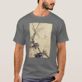 竹 に 鳥, 其 Bird und Bamboo, Kiitsu, Japan Art Art T-Shirt (Vorderseite)