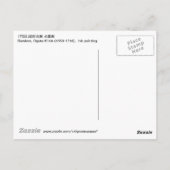 竹 図, 光 琳 Bamboo, Ogata Kōrin, Sumi-e Postkarte (Rückseite)