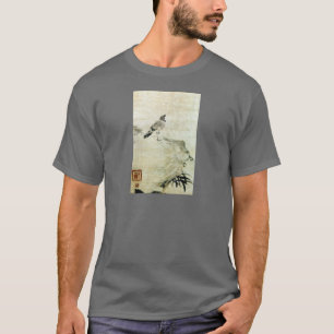 竹 雀, 可 翁 Sparrow und Bamboo (im Detail), Kao T-Shirt