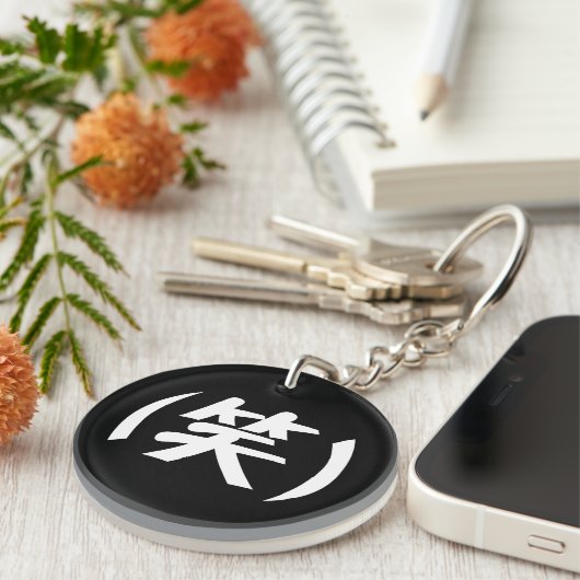 (笑) LOL Japanese Slang Schlüsselanhänger (Vorderseite rechts)