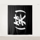 (笑) LOL Japanese Slang Wandteppich (Vorderseite)