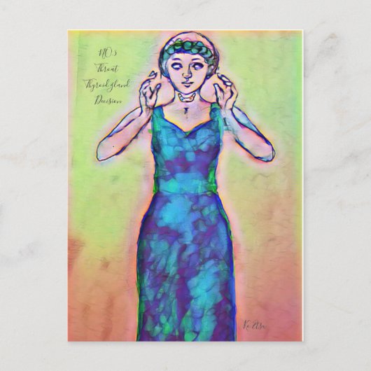 第5腺 喉 ・ 甲 ラ POSTKARTE (Vorderseite)