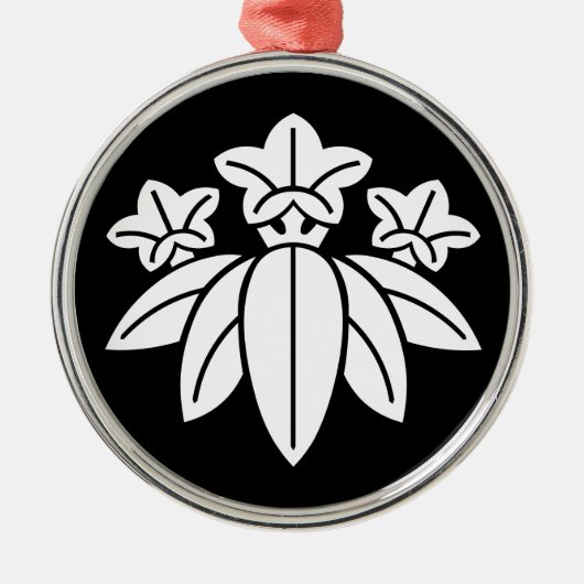 笹 龍 胆 SILBERNES ORNAMENT (Vorne)