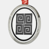 糸 輪 に 四 稲 妻 つ ORNAMENT AUS METALL (Links)