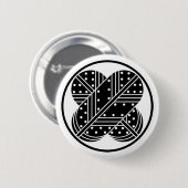 糸 輪 に 斑 い り 違 い BUTTON (Vorne & Hinten)