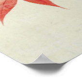 紅 葉, 其 japanischer Ahornbaum, Kiitsu Poster (Ecke)