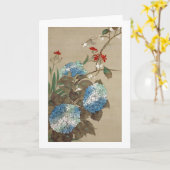 紫陽花, 抱一 Hydrangea, Hōitsu Karte (Gelbe Blume)