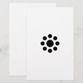 細川九曜 BRIEFPAPIER (Vorne/Hinten)