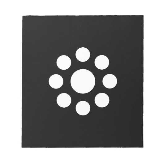 細 川 九 曜 NOTIZBLOCK (Vorderseite)