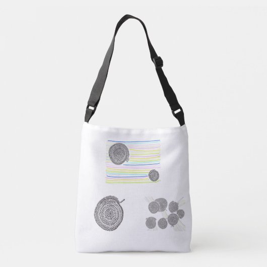 「縁結曼荼羅」と虹 TRAGETASCHEN MIT LANGEN TRÄGERN (Rückseite)