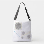 「縁結曼荼羅」と虹 TRAGETASCHEN MIT LANGEN TRÄGERN (Vorderseite)