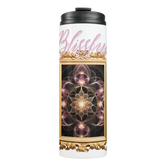 美しい光の華サーマルタンブラー THERMOSBECHER (Vorderseite)