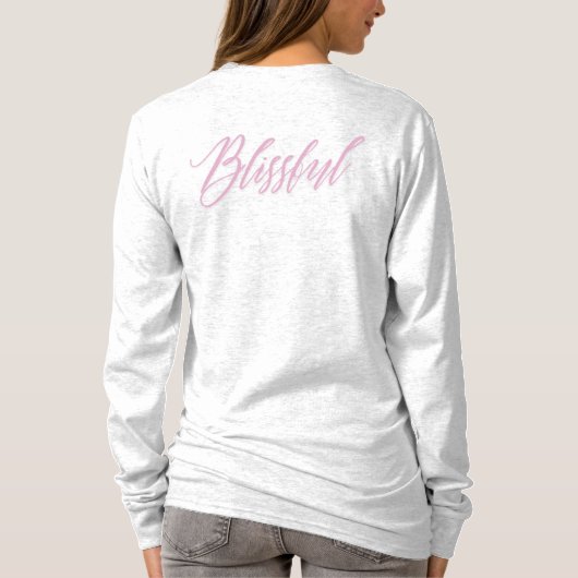 美しい光の華 T-Shirt (Rückseite)